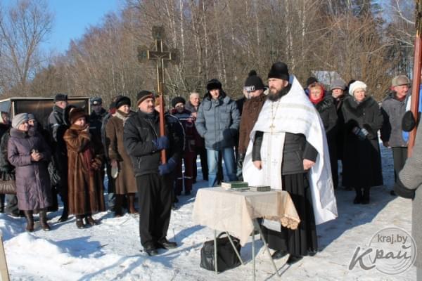 Освящение воды на Вилейском водохранилище 19 января провел Вячеслав Вабищевич. Фото Юлии Лахвич