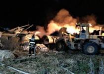 В Браславском районе сгорели 24 тонны сена и крыша сенохранилища