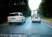 Видео: посмотрите, как подрезают на дороге Молодечно-Вилейка