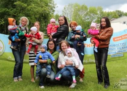 Семь малышей приняли участие в конкурсе «Забеги ползунков» в Молодечно (ФОТО, ВИДЕО)