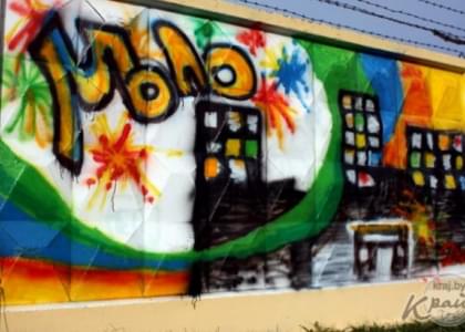 Граффити учащихся детской художественной школы искусств Молодечно победило на конкурсе «Я люблю свой город» (ФОТО)