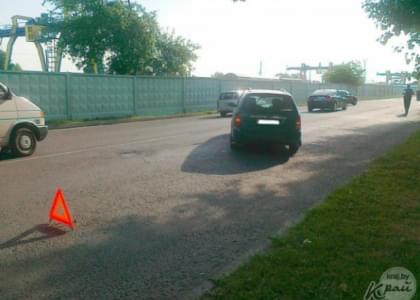 ФОТОФАКТ: Авария на улице Либава-Роменской в Молодечно 6 июля