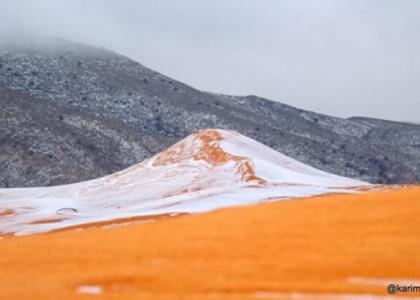 В африканской Сахаре впервые за 37 лет выпал снег