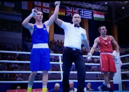 Дмитрий Асанов из Молодечно обеспечил себе бронзовую медаль Европейских игр по боксу – впереди борьба за золото
