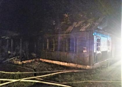 В Ошмянском районе горел дом – хозяин погиб, спаслась его сожительница
