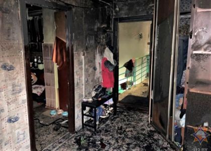 В Докшицах горела квартира – пожарные спасли отравленную дымом пенсионерку