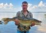 «Вилейский судачина» весом около семи килограммов – что еще наловили рыбаки на водохранилище