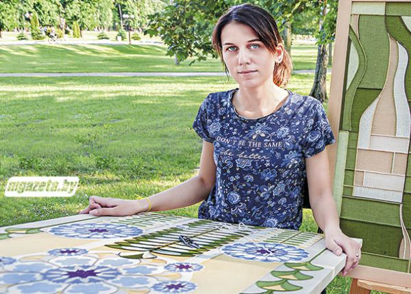 Из кусочков льна – молодечненка Елена Тарасевич увлекается текстильной мозаикой 