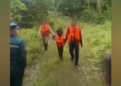  Во время сплава по реке в Воложинском районе потерялась семья на резиновой лодке