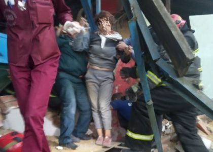 В Ошмянах обрушилась стена зерносклада: под завалами оказалась женщина