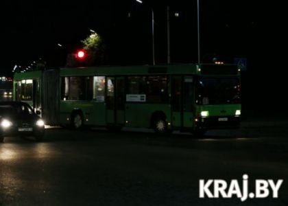 В Молодечно появится ночной автобус. Он будет ходить почти через весь город