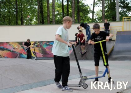 Скейтеры под присмотром. На скейт-площадке в Вилейке установили новые камеры видеонаблюдения