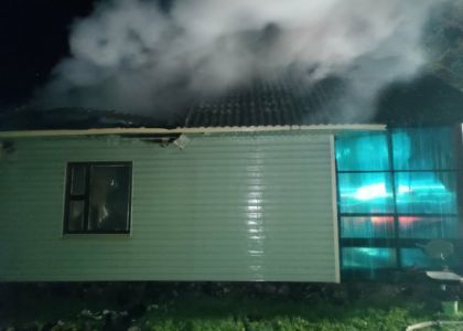 Дача горела из-за неисправной печи в Браславском районе 