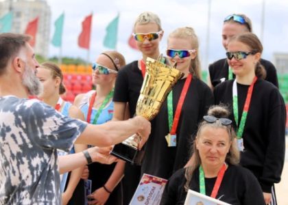 Молодечненские пляжные волейболистки Ульяна и Аня стали лучшими в Беларуси  