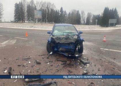 В Докшицком районе в ДТП пострадала пассажирка 