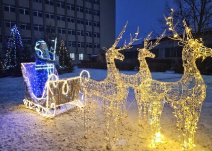 Нашли очень красивое украшение предприятия в Молодечно, которое вы точно не видели 