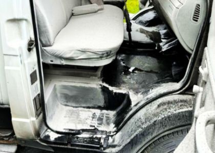 «Газон» вспыхнул в агрогородке Сморгонского района – поврежден мотор 