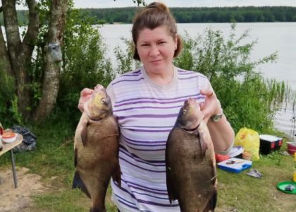 На что клюет крупная рыба и почему на рыбалку лучше ездить вдвоем, узнали у молодечненцев Аллы и Сергея 