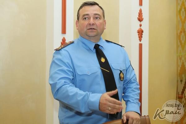 Первый заместитель начальника УВД Миноблисполкома Вадим Мурин. Фото Катерины Сушко, Край.бай